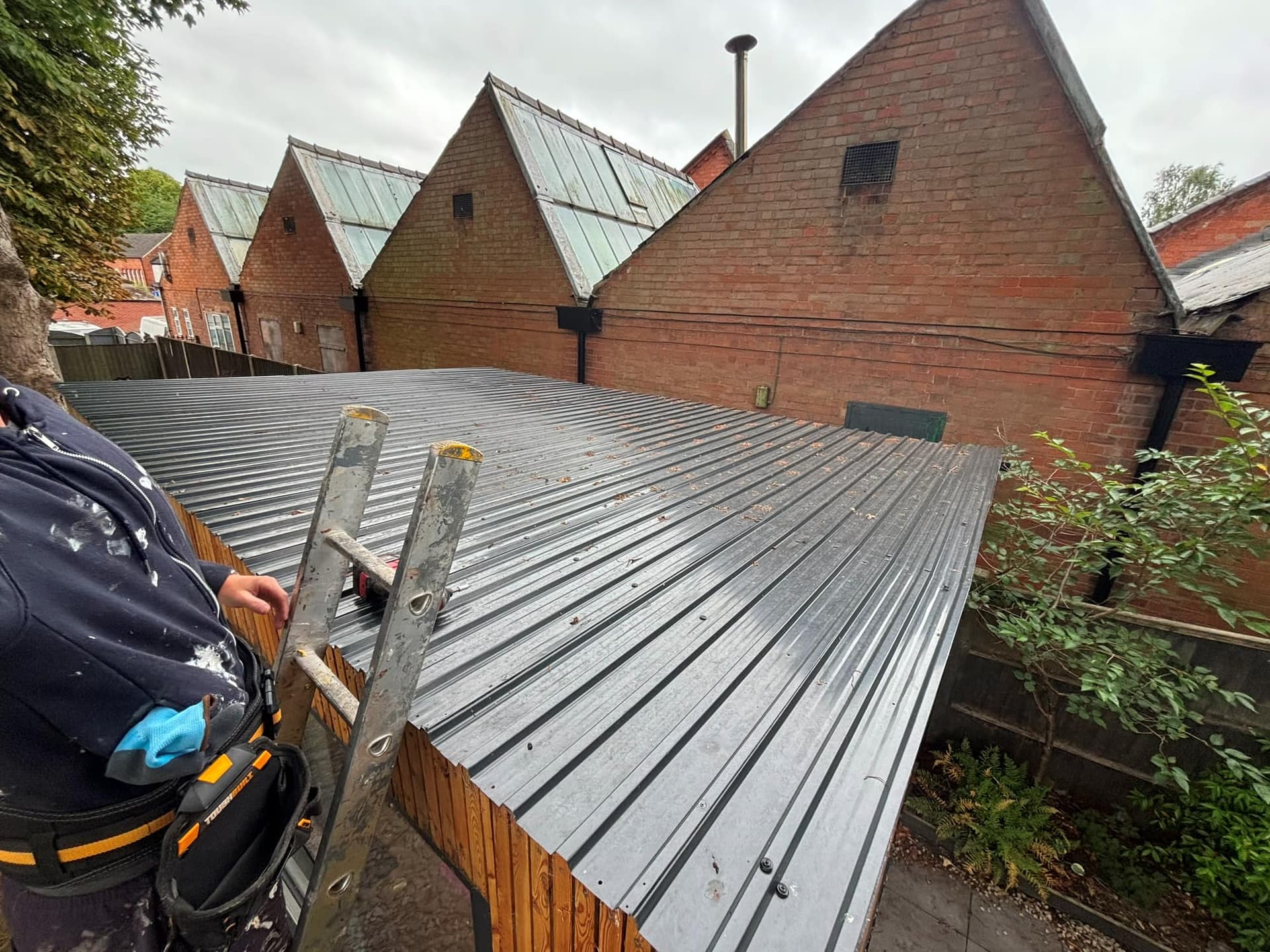 Flat Roof Replacement in Quorn Installing a Liquid Roofing System — roofing work by Armour Shield Roofing Services Coalville (photo 13)