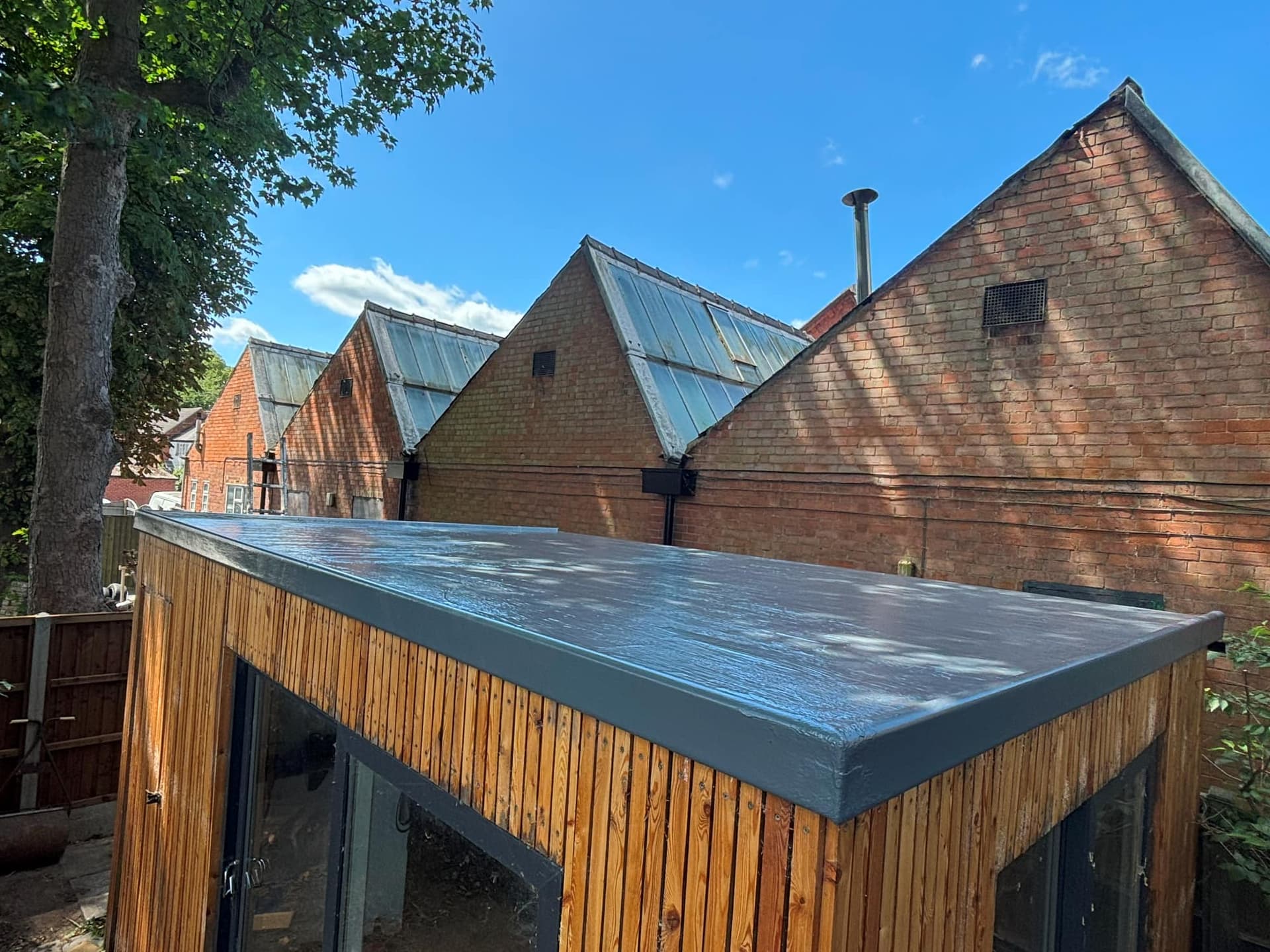 Flat Roof Replacement in Quorn Installing a Liquid Roofing System — roofing work by Armour Shield Roofing Services Coalville (photo 19)