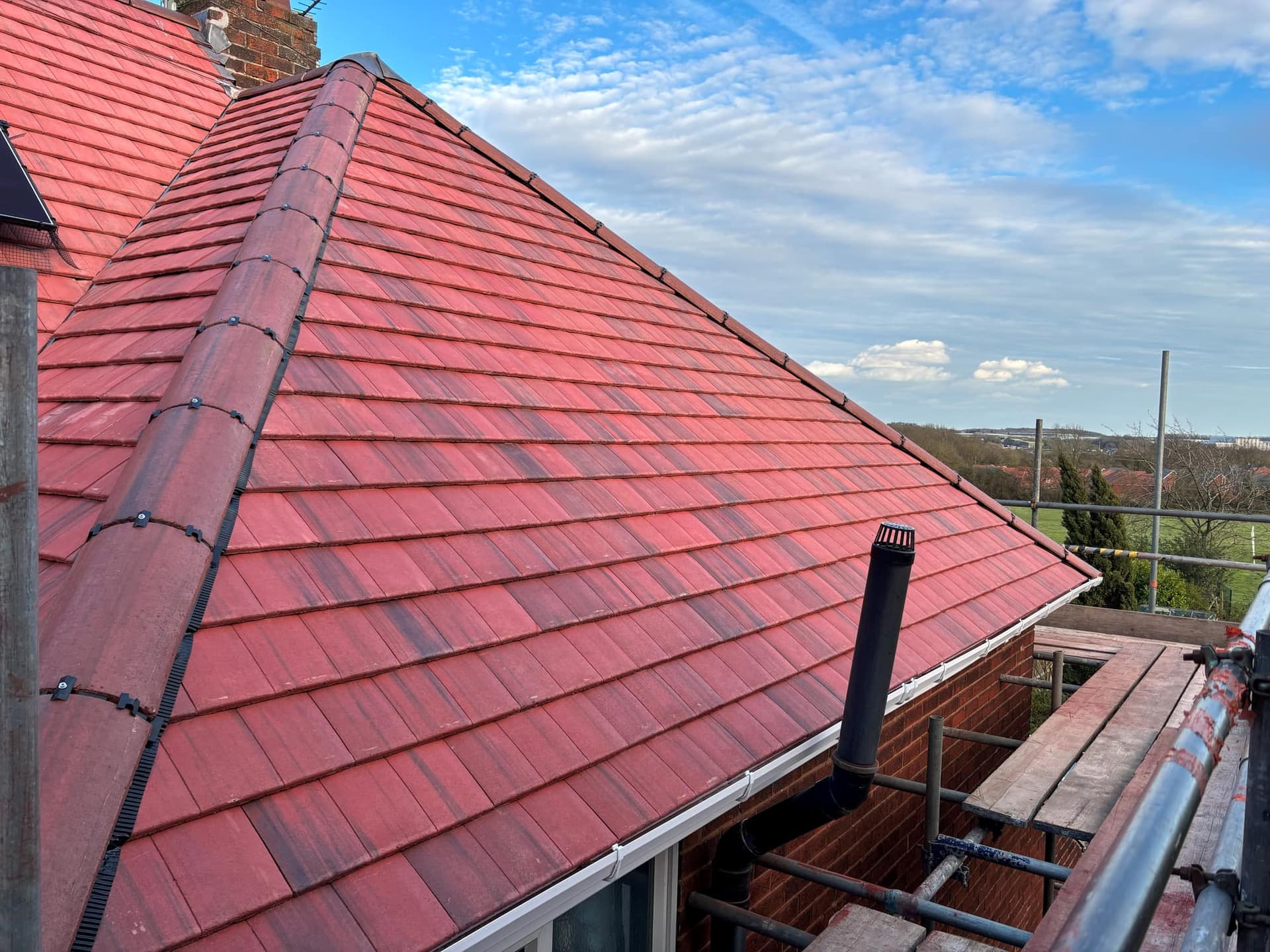 New Roof Completed in Forest Road Coalville Using Russell Bute 3 Tile — roofing work by Armour Shield Roofing Services Coalville (photo 5)