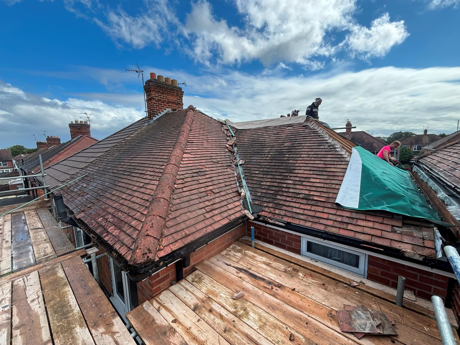 New Roof in Birstall Leicester Using Sandtoft Lindum Tiles — roofing work by Armour Shield Roofing Services Coalville (photo 11)