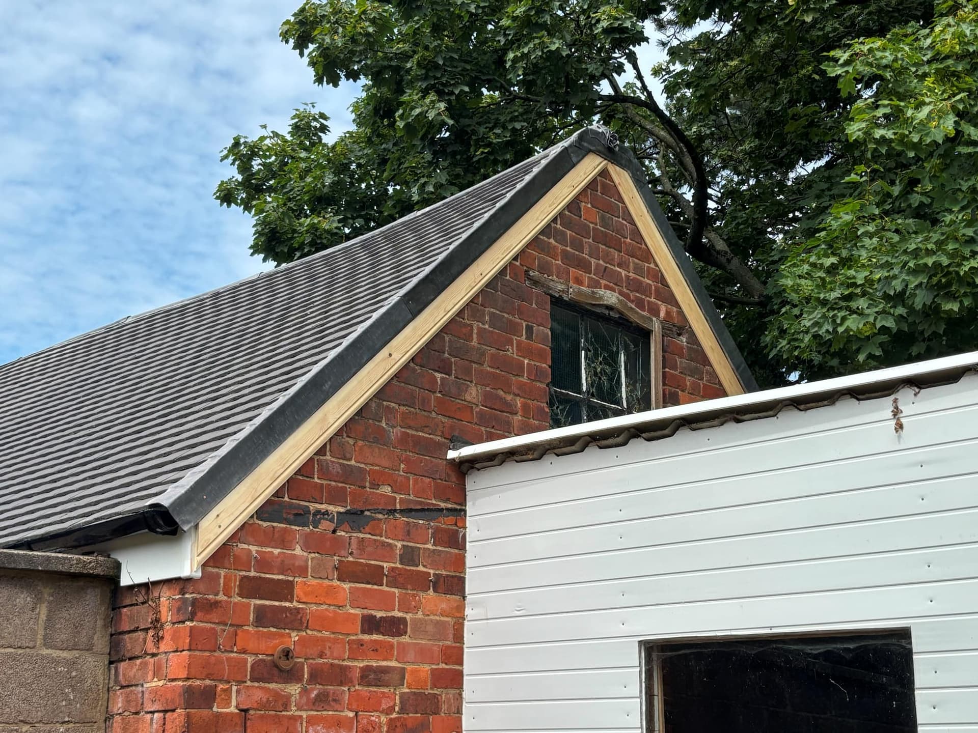 New Roof on Outbuilding in Coalville Using Concrete Pantiles — roofing work by Armour Shield Roofing Services Coalville (photo 18)