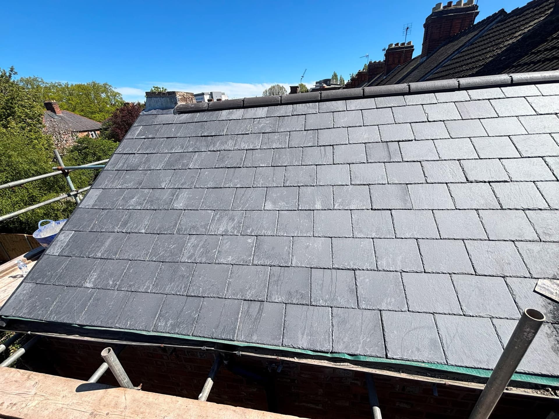 New Slate Roof in Wigston Leicester — roofing work by Armour Shield Roofing Services Coalville (photo 3)