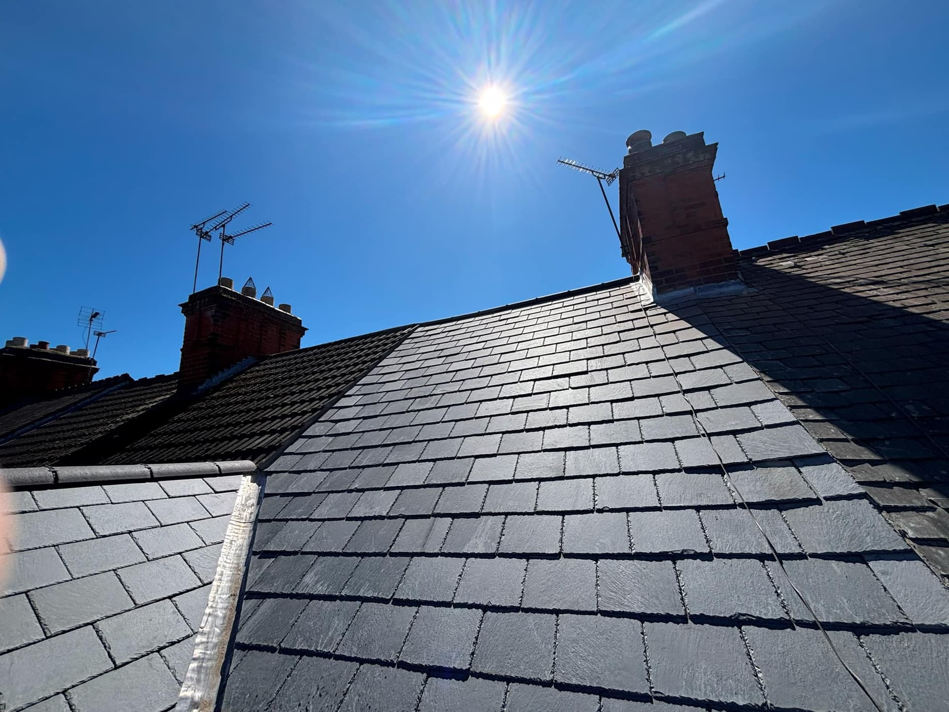 New Slate Roof in Wigston Leicester — roofing work by Armour Shield Roofing Services Coalville (photo 7)
