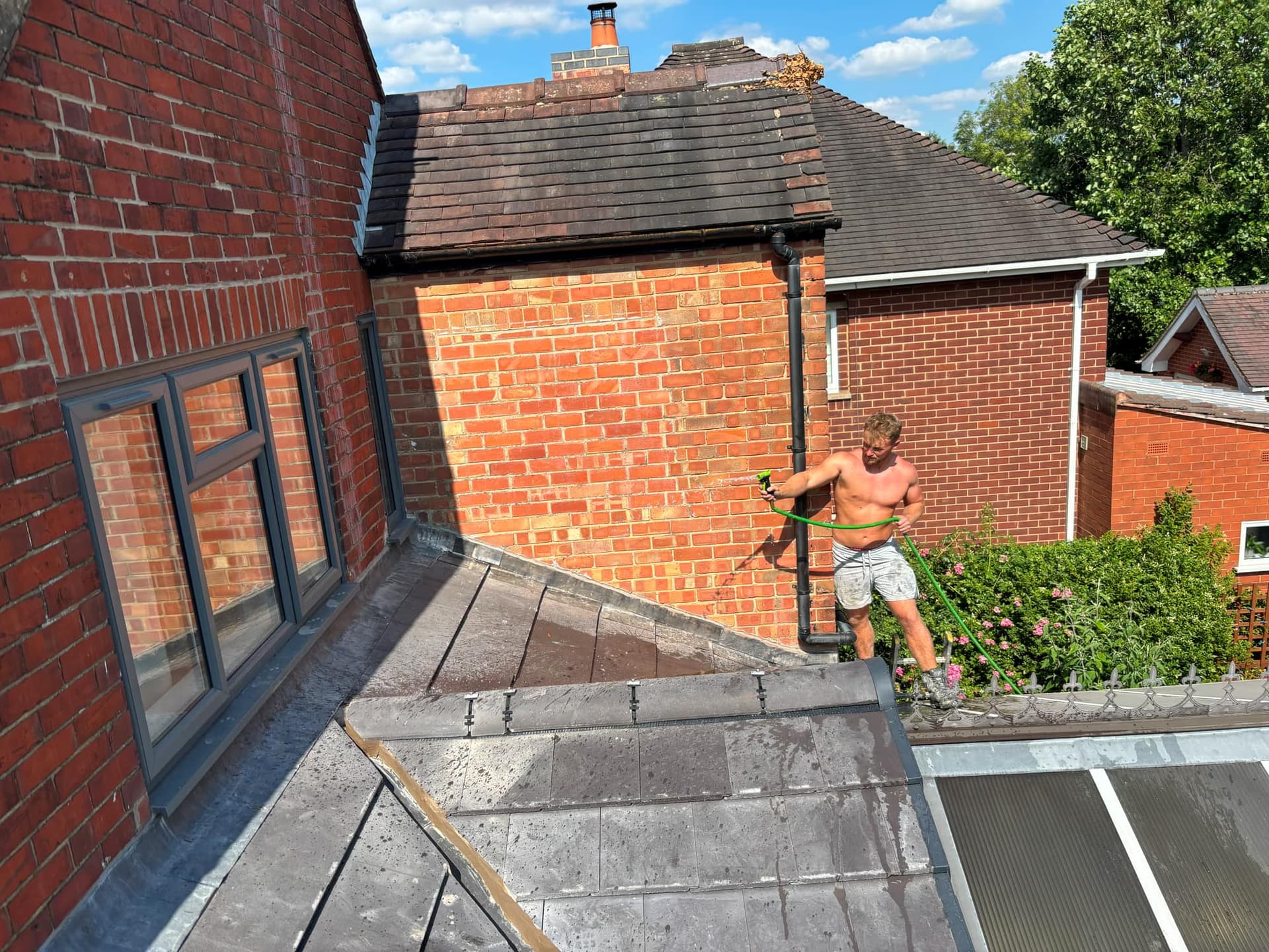 Roof Replacement in Whitwick Coalville Using a Sandtoft Calderdale — roofing work by Armour Shield Roofing Services Coalville (photo 23)