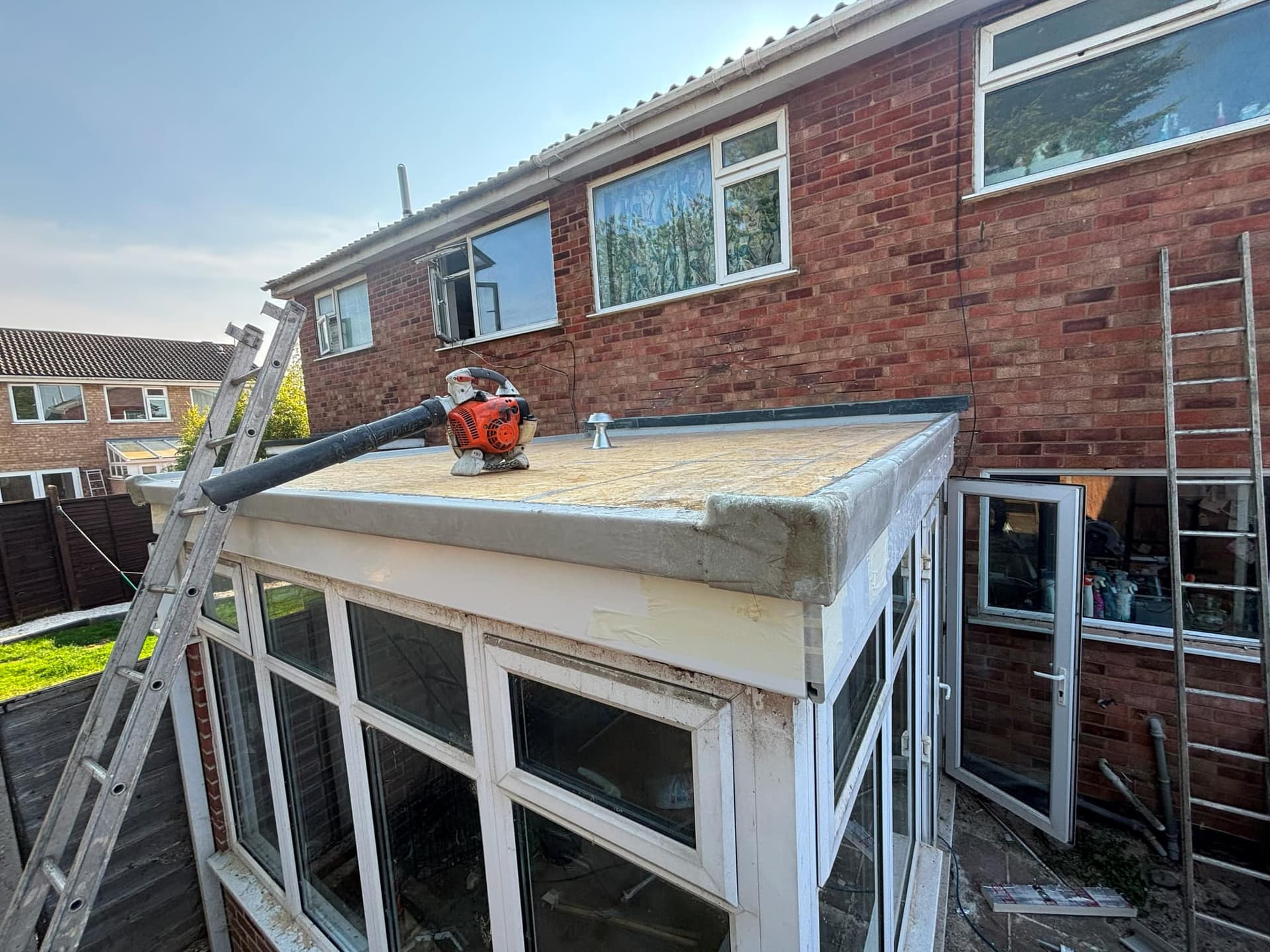 Conservatory Roof Replaced with a Liquid Roofing System in Syston Leicester — roofing work by Armour Shield Roofing Services Coalville (photo 40)