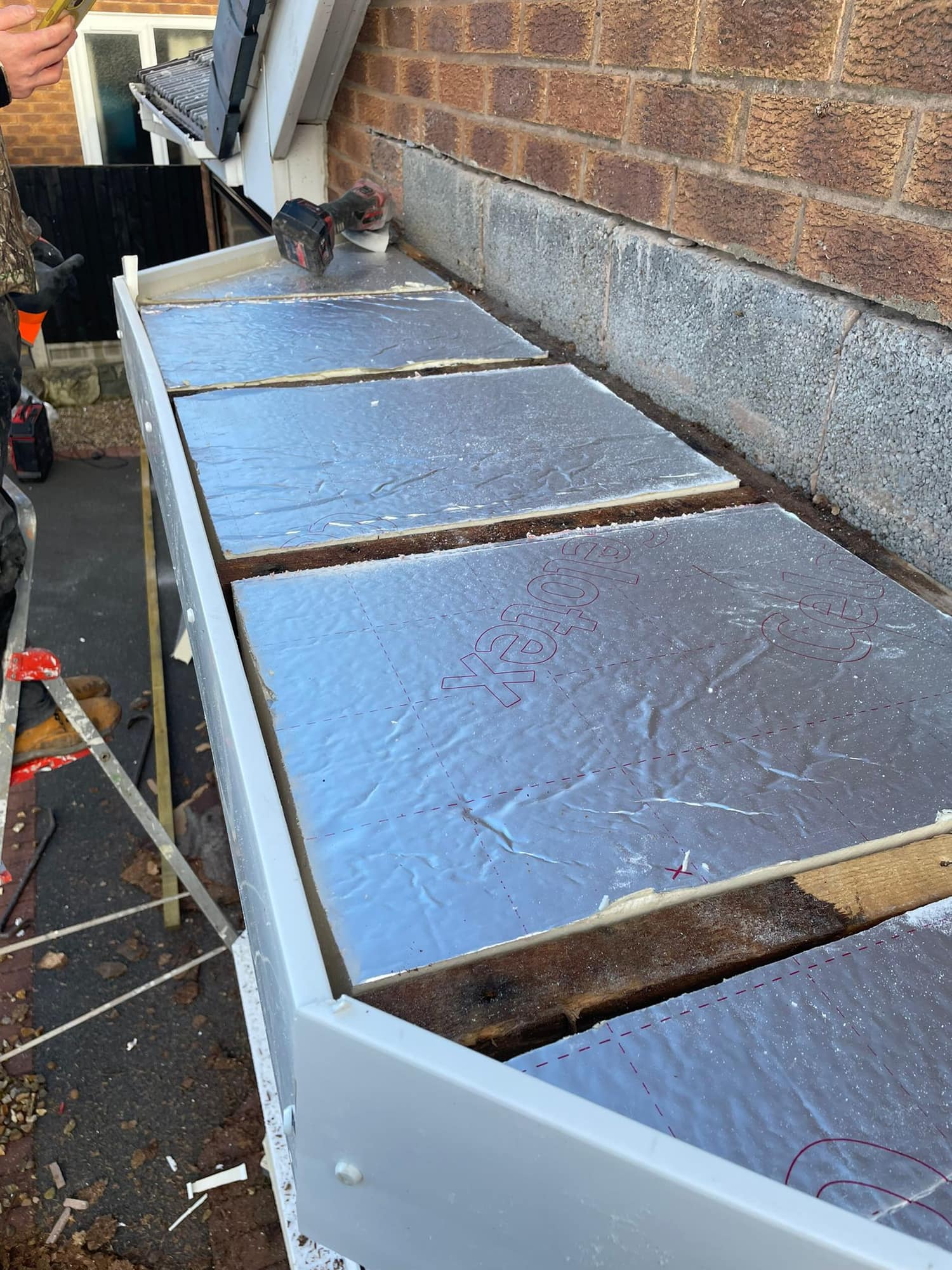New Bay Roof Installation in Ravenstone Coalville Using a Liquid Roofing System — roofing work by Armour Shield Roofing Services Coalville (photo 76)