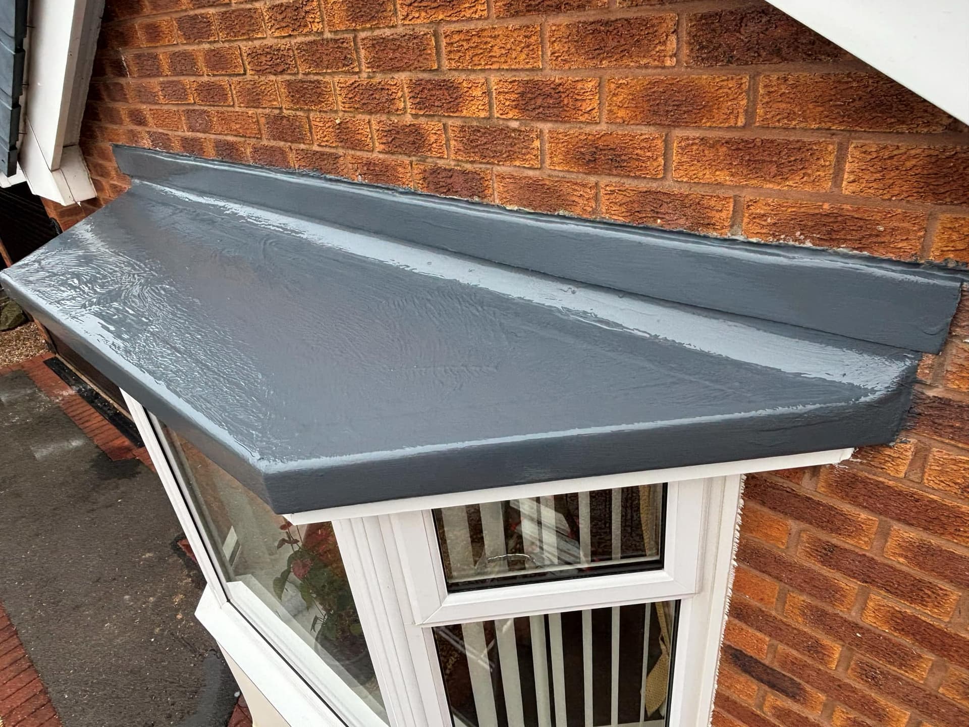 New Bay Roof Installation in Ravenstone Coalville Using a Liquid Roofing System — roofing work by Armour Shield Roofing Services Coalville (photo 9)
