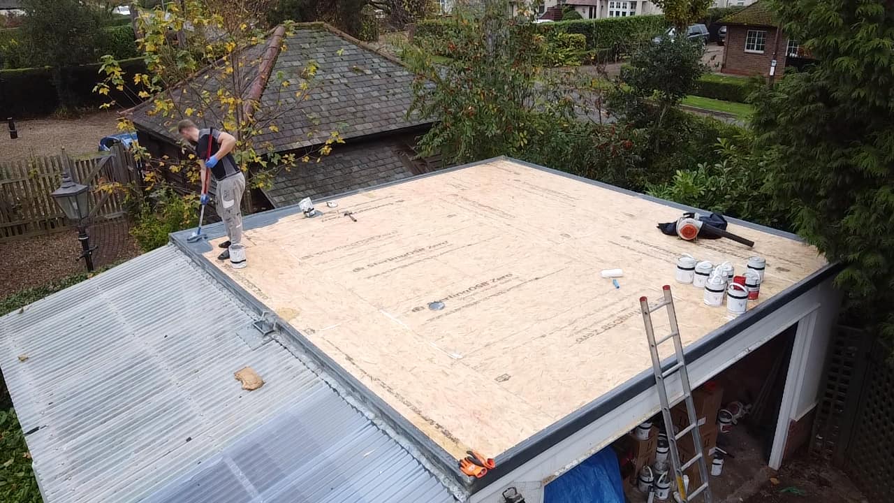 New Flat Roof Installation in Cropston Leicestershire Using a Liquid Roofing System — roofing work by Armour Shield Roofing Services Coalville (photo 68)