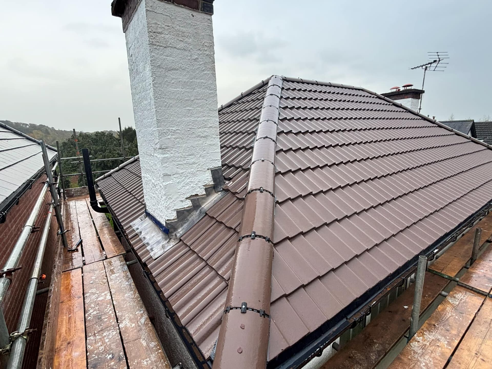 New Roof Installation Using a Sandtoft Double Pantile Completed in Swithland Leicestershire — roofing work by Armour Shield Roofing Services Coalville (photo 26)