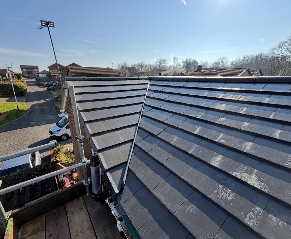 New Roof Installed at Beaumont Leys Leicester Using Sandtoft Calderdale — roofing work by Armour Shield Roofing Services Coalville (photo 64)