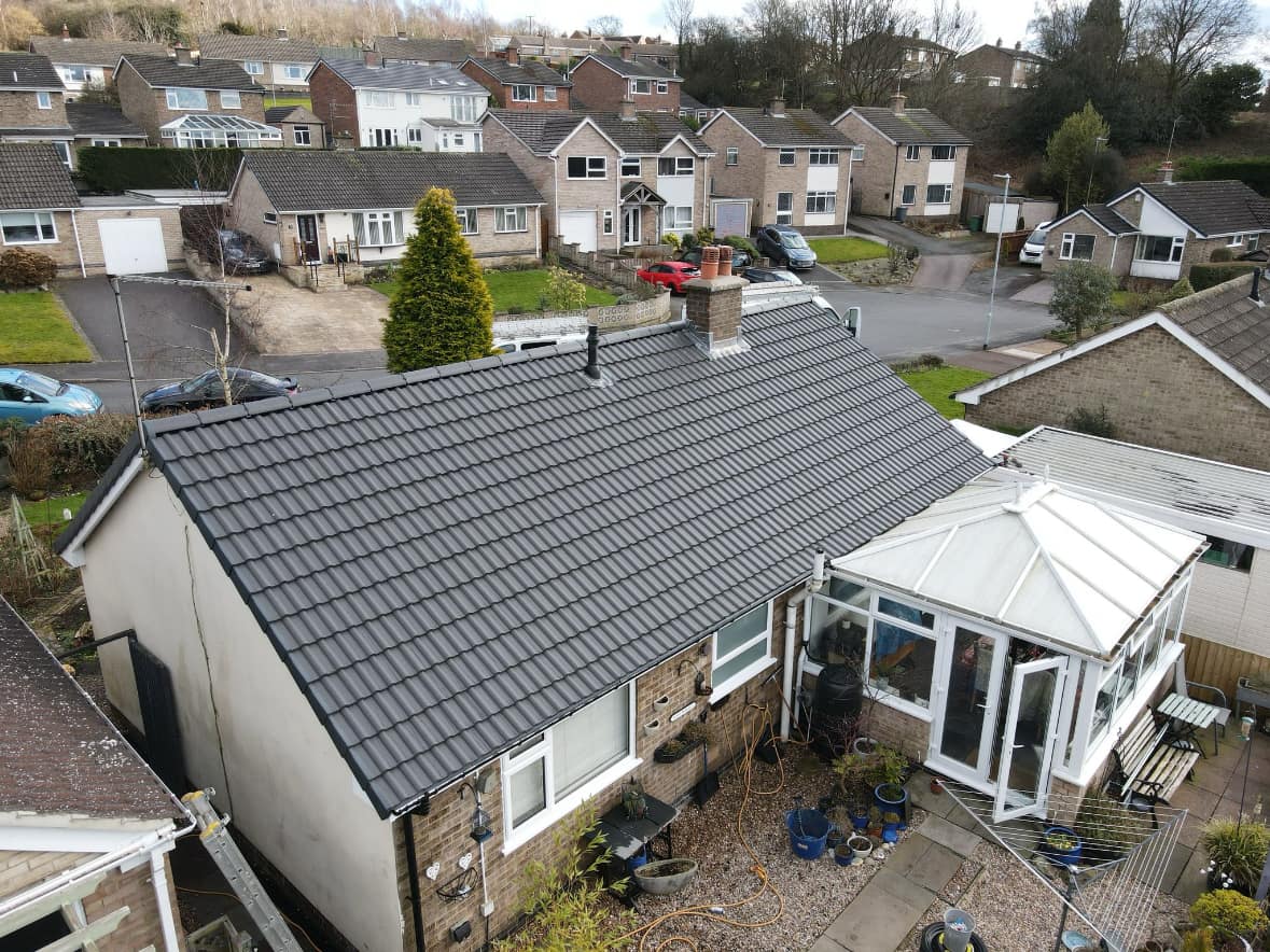 New Roof Installed at Whitwick Coalville Using a Sandtoft Double Roman — roofing work by Armour Shield Roofing Services Coalville (photo 48)