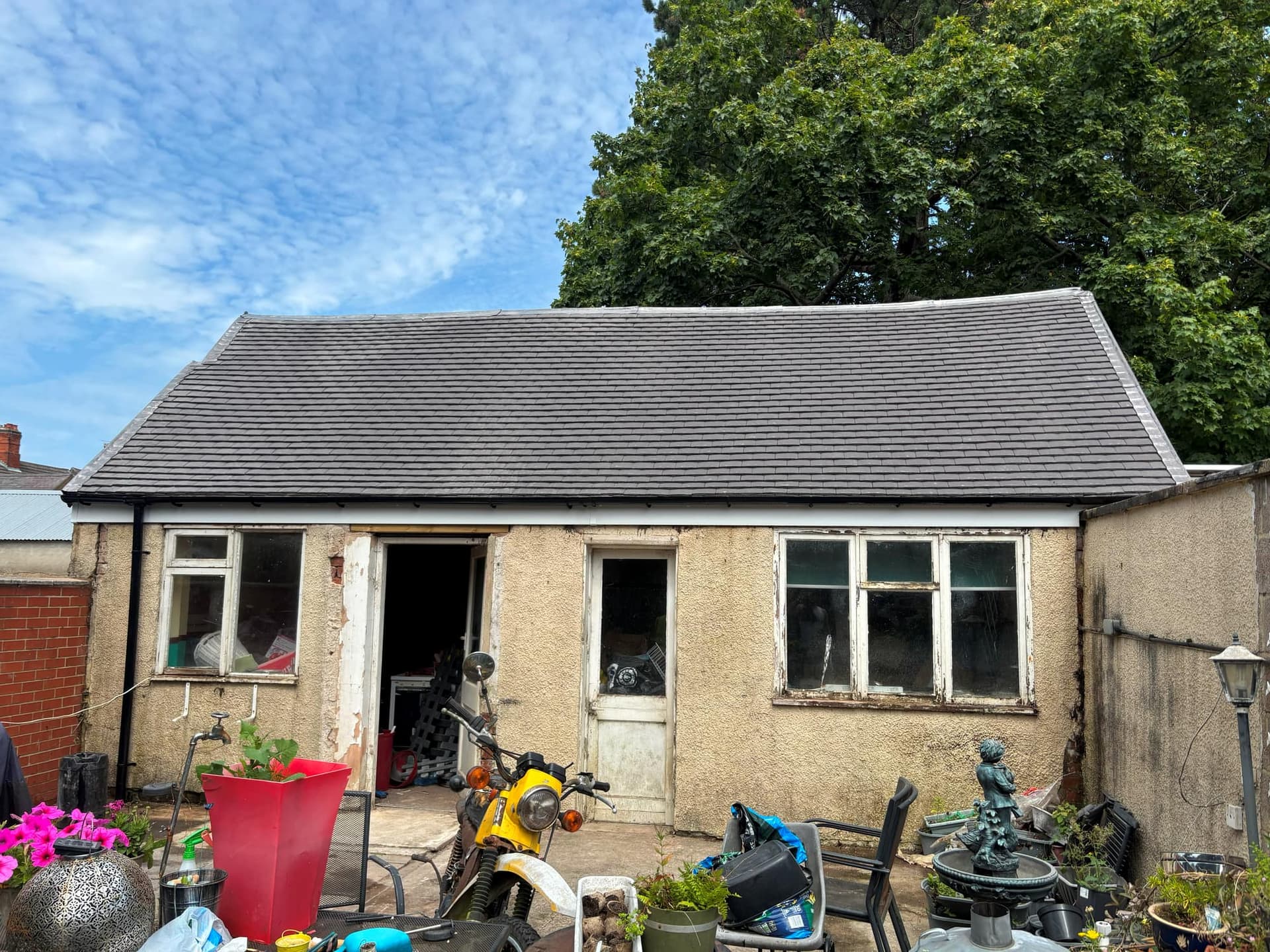 New Roof on Outbuilding in Coalville Using Concrete Pantiles — roofing work by Armour Shield Roofing Services Coalville (photo 55)
